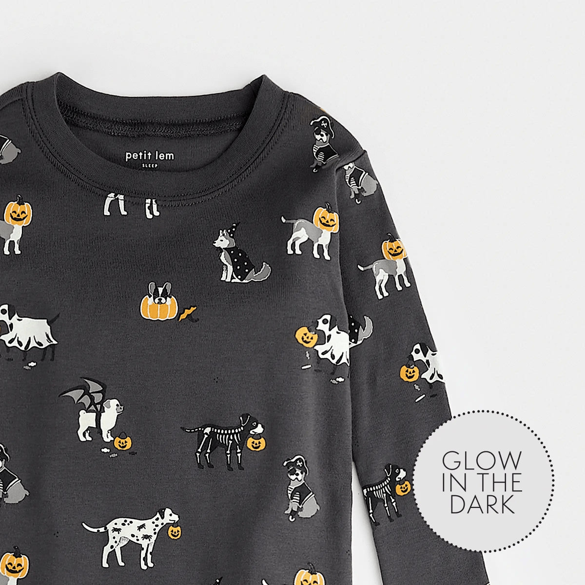 Spooky Season PJ Set (Dog) - Petite Lem Baby & Toddler Clothing sold by Rosebud & Jo