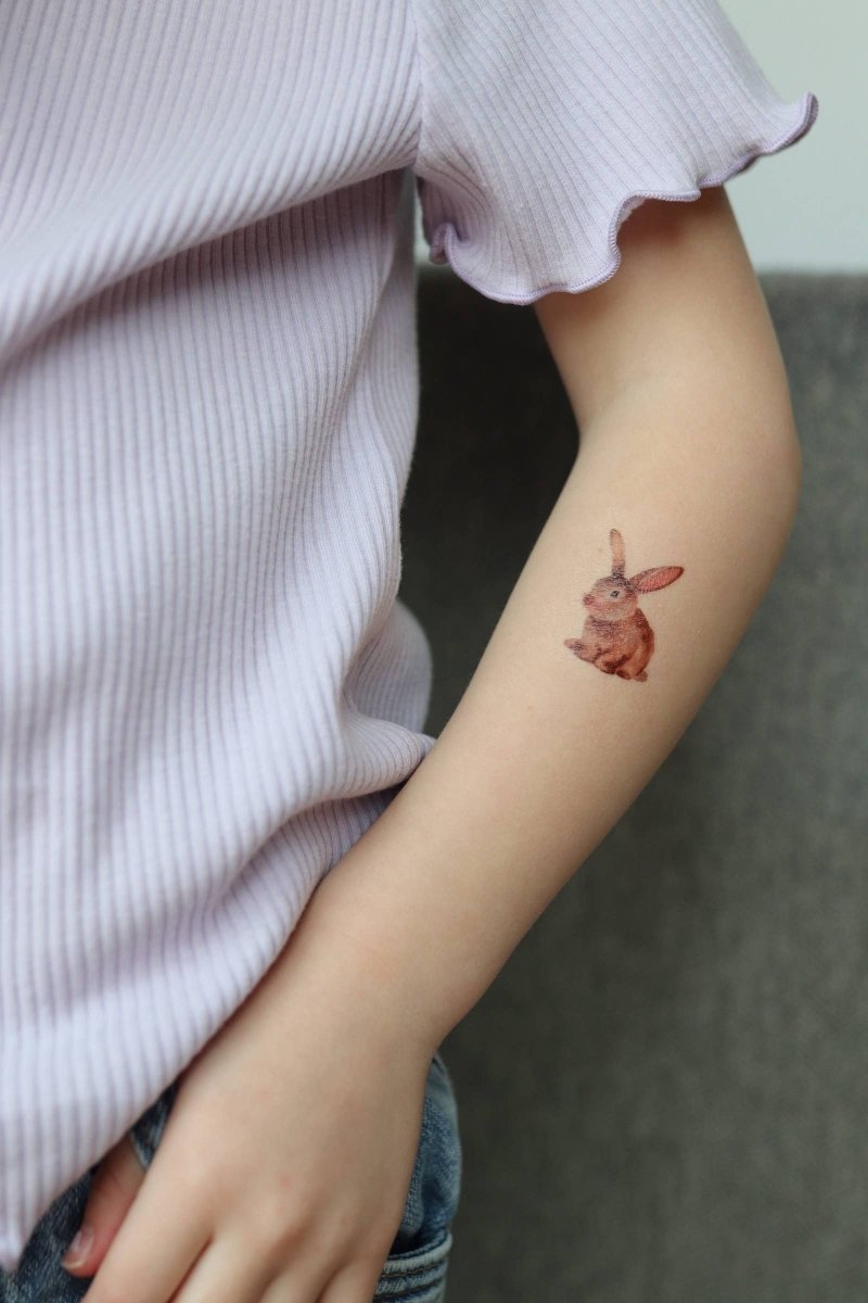Spring Bunny Temporary Tattoos - Saint Tattoos Toy sold by Rosebud & Jo