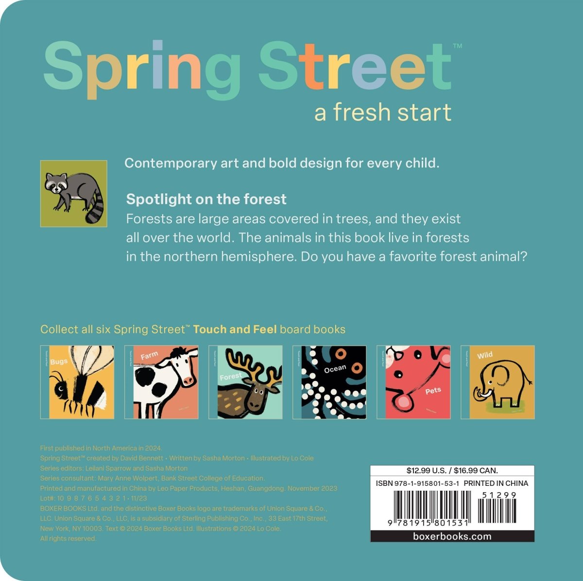 Spring Street Touch and Feel: Forest - Hachette Book Group Books sold by Rosebud & Jo