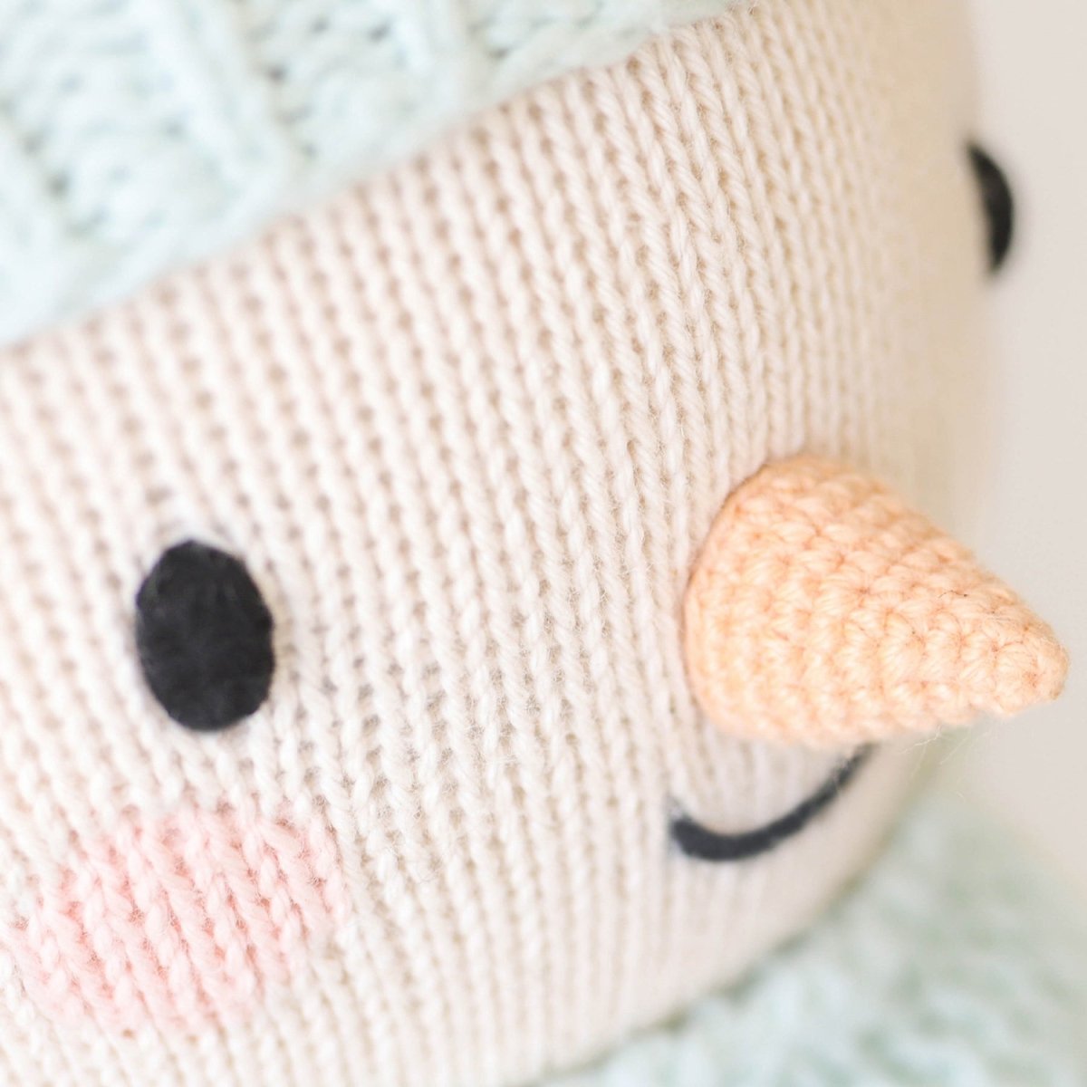 Spruce the Snowman - Cuddle + Kind Stuffed Animals sold by Rosebud & Jo