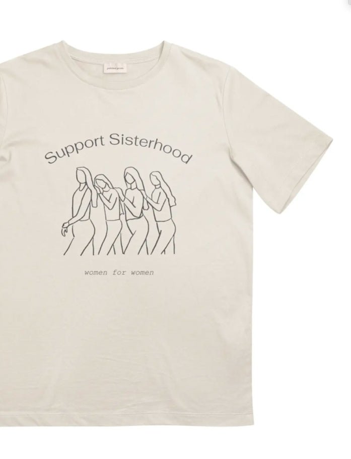 Support Sisterhood Empowerment T-Shirt - Polished Prints sold by Rosebud & Jo