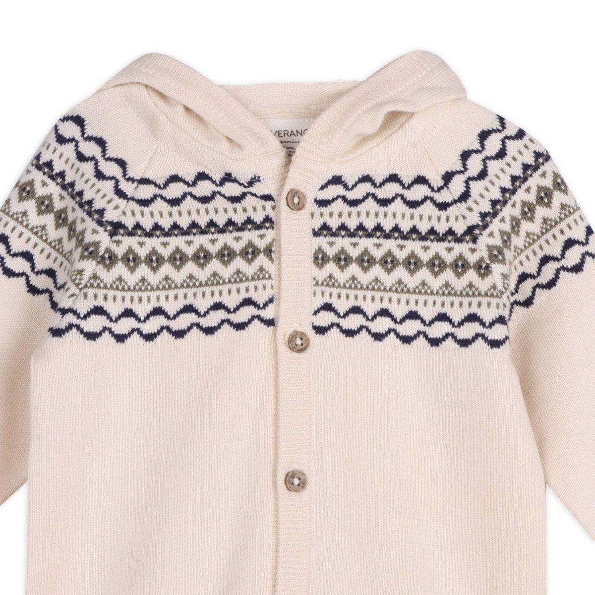 Sweater Knit Baby Hooded Jumpsuit - Viverano Organics Baby & Toddler Clothing sold by Rosebud & Jo