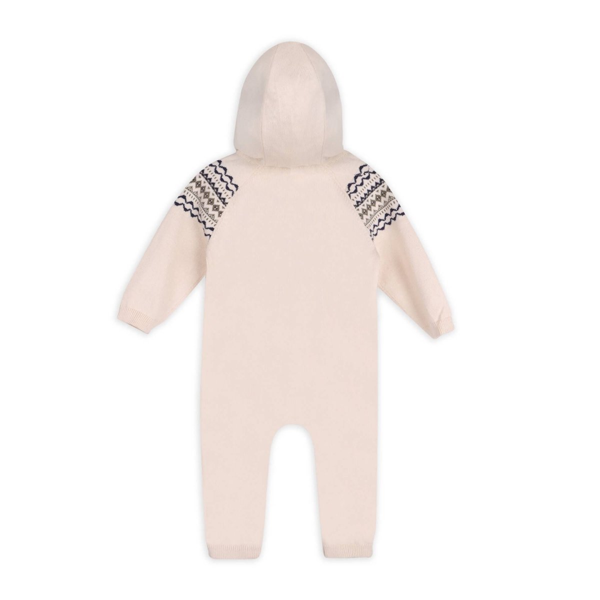 Sweater Knit Baby Hooded Jumpsuit - Viverano Organics Baby & Toddler Clothing sold by Rosebud & Jo