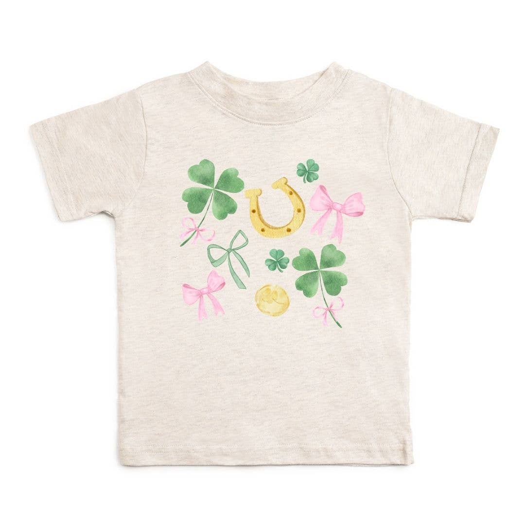 Sweet Shamrock St. Patrick's Day Short Sleeve T-Shirt - Sweet Wink Baby & Toddler Clothing sold by Rosebud & Jo