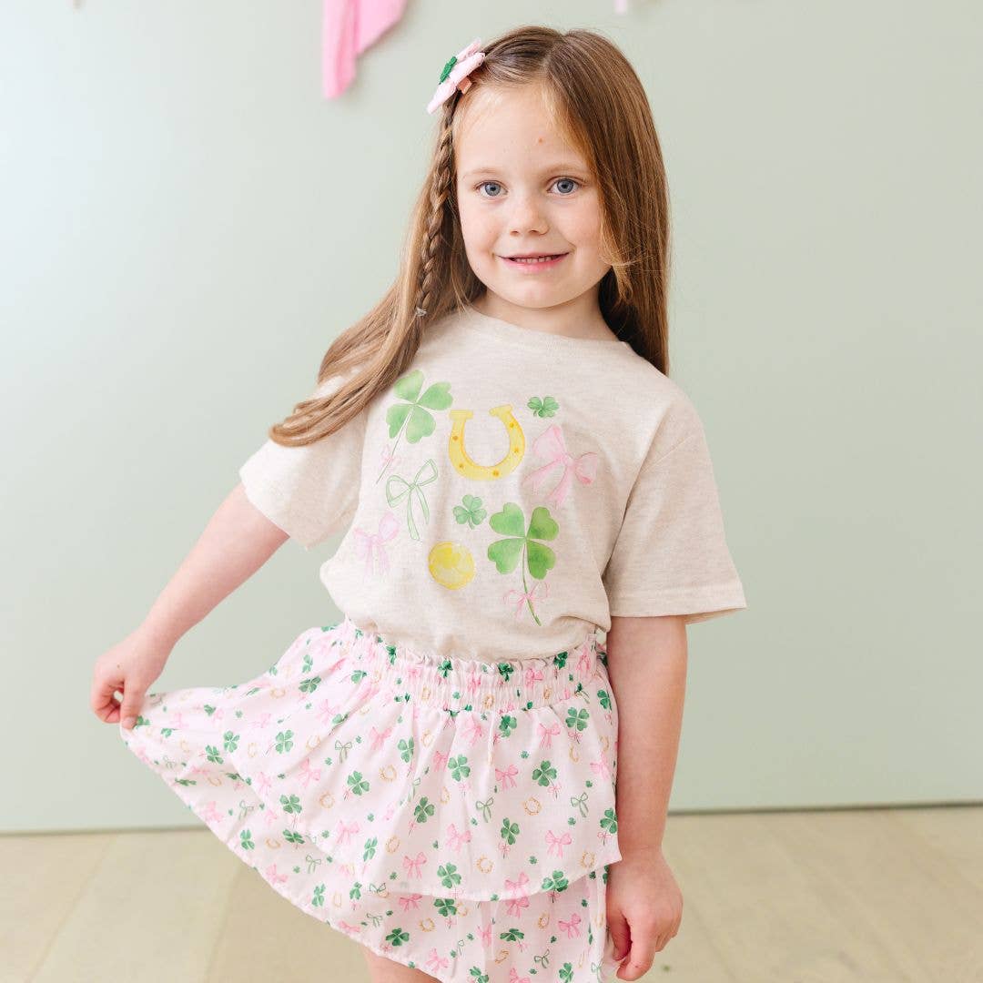 Sweet Shamrock St. Patrick's Day Short Sleeve T-Shirt - Sweet Wink Baby & Toddler Clothing sold by Rosebud & Jo