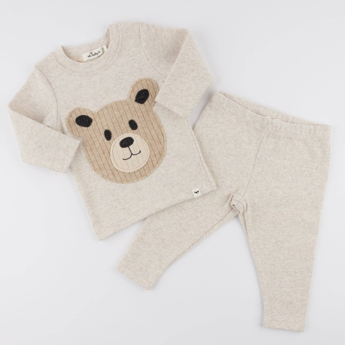 Teddy Bear Two - Piece Set - oh baby! Baby & Toddler Clothing sold by Rosebud & Jo