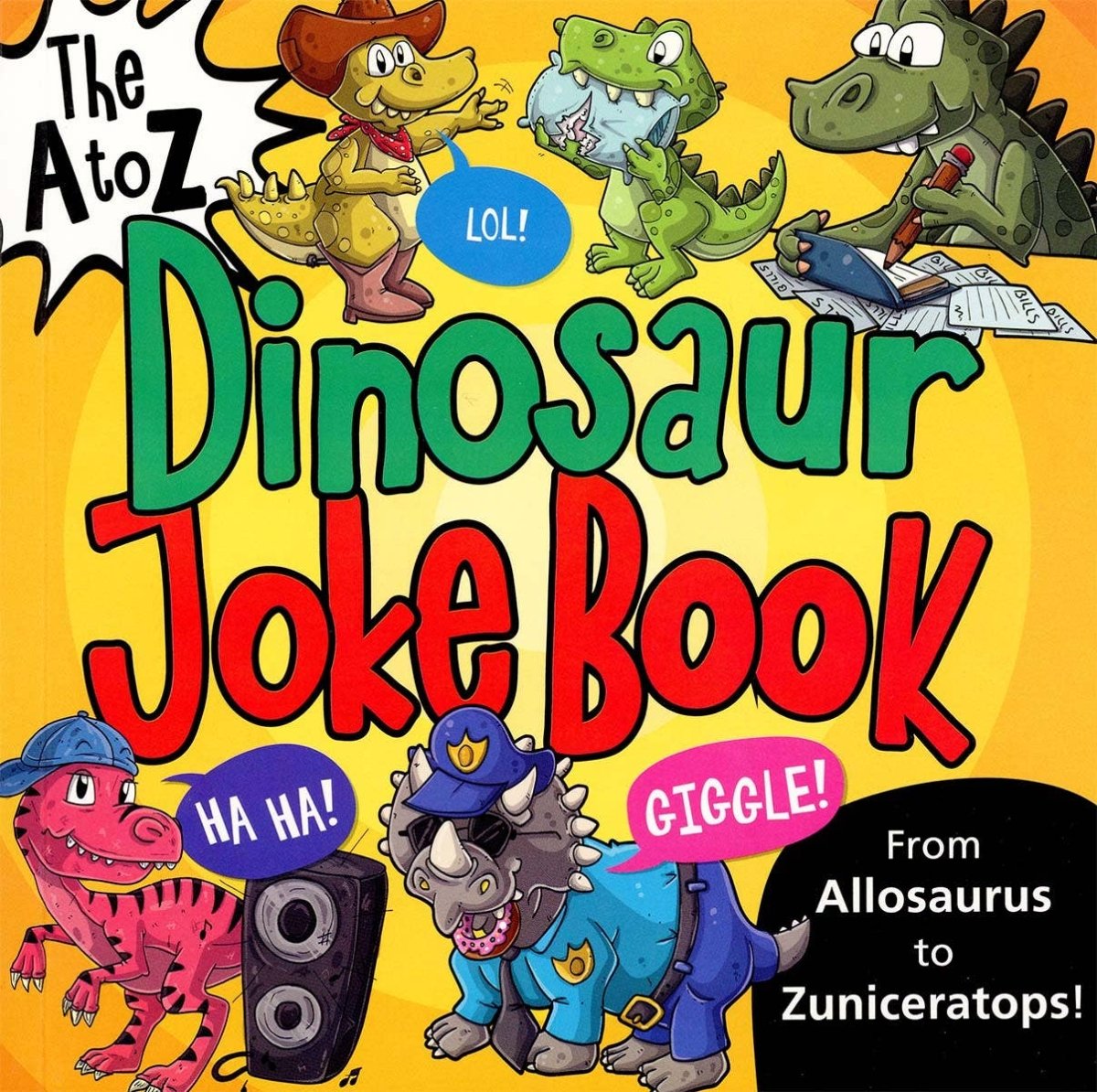 The A to Z Dinosaur Joke Book - EDC Publishing Book sold by Rosebud & Jo