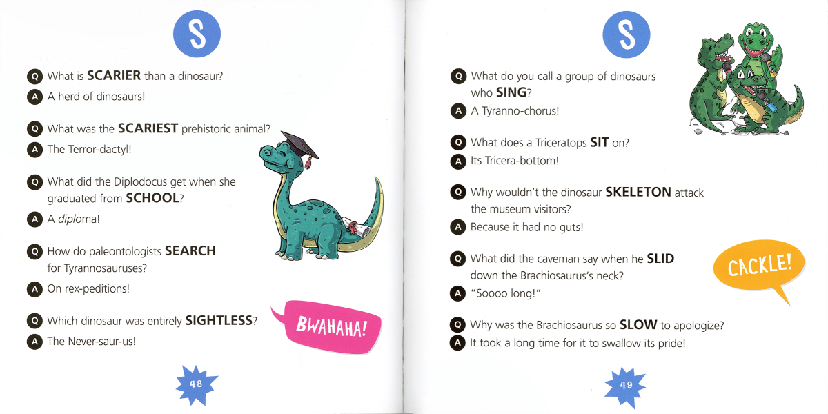 The A to Z Dinosaur Joke Book - EDC Publishing Book sold by Rosebud & Jo