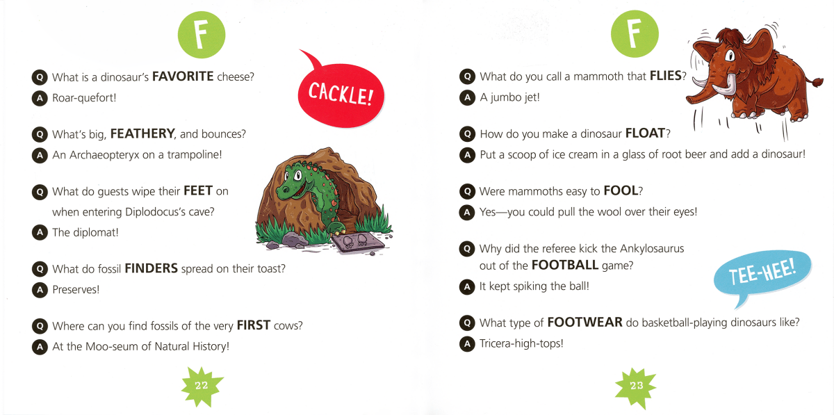 The A to Z Dinosaur Joke Book - EDC Publishing Book sold by Rosebud & Jo