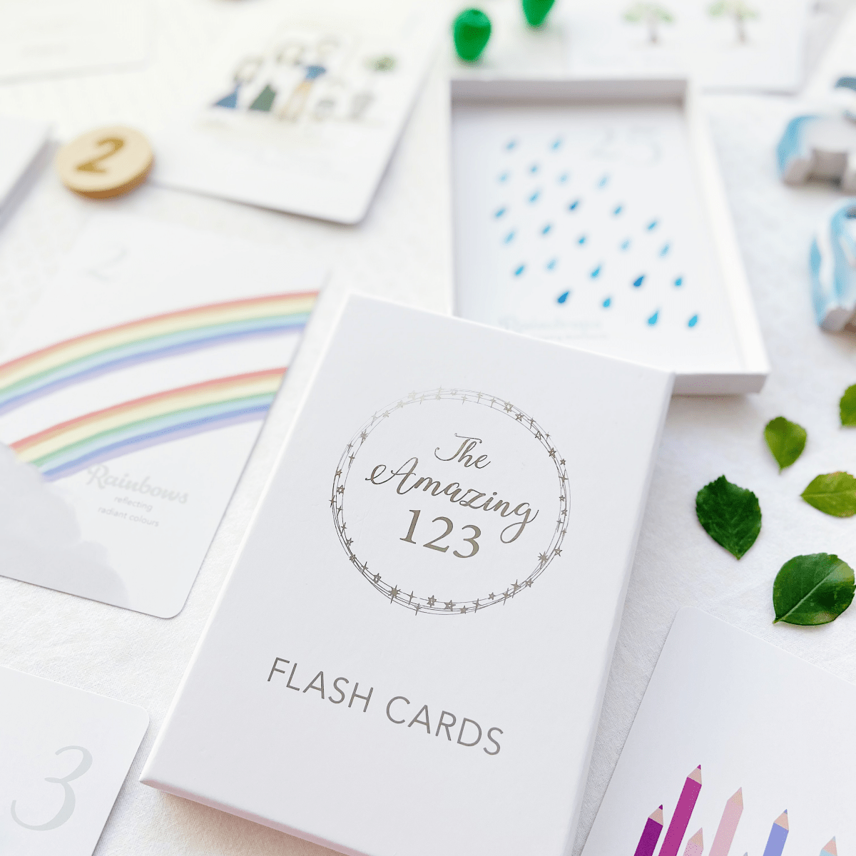 The Amazing 123 Flash Cards - Learning for Toddlers and Preschoolers - Adored Illustrations Toys sold by Rosebud & Jo