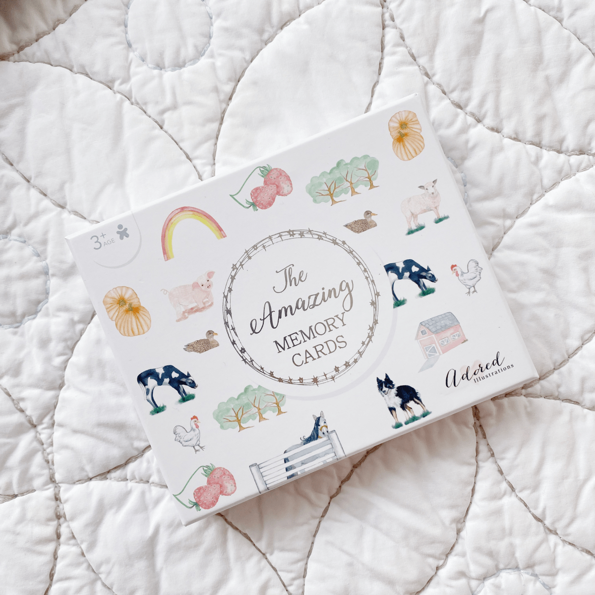The Amazing Memory Card Game - Adored Illustrations sold by Rosebud & Jo
