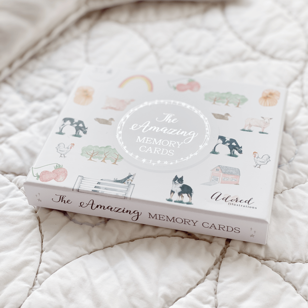 The Amazing Memory Card Game - Adored Illustrations sold by Rosebud & Jo