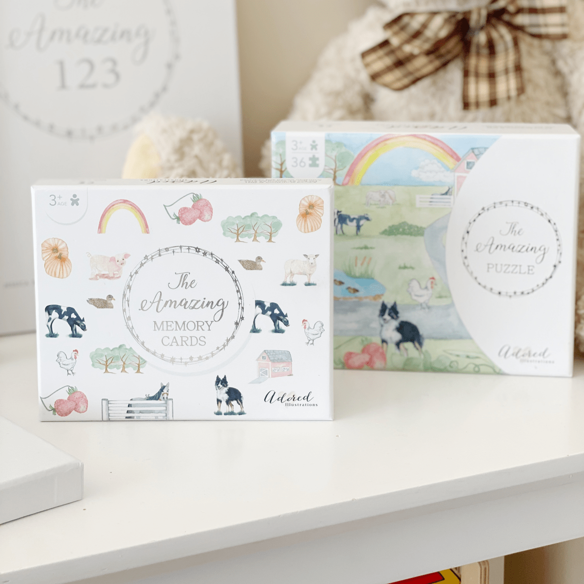 The Amazing Memory Card Game - Adored Illustrations sold by Rosebud & Jo