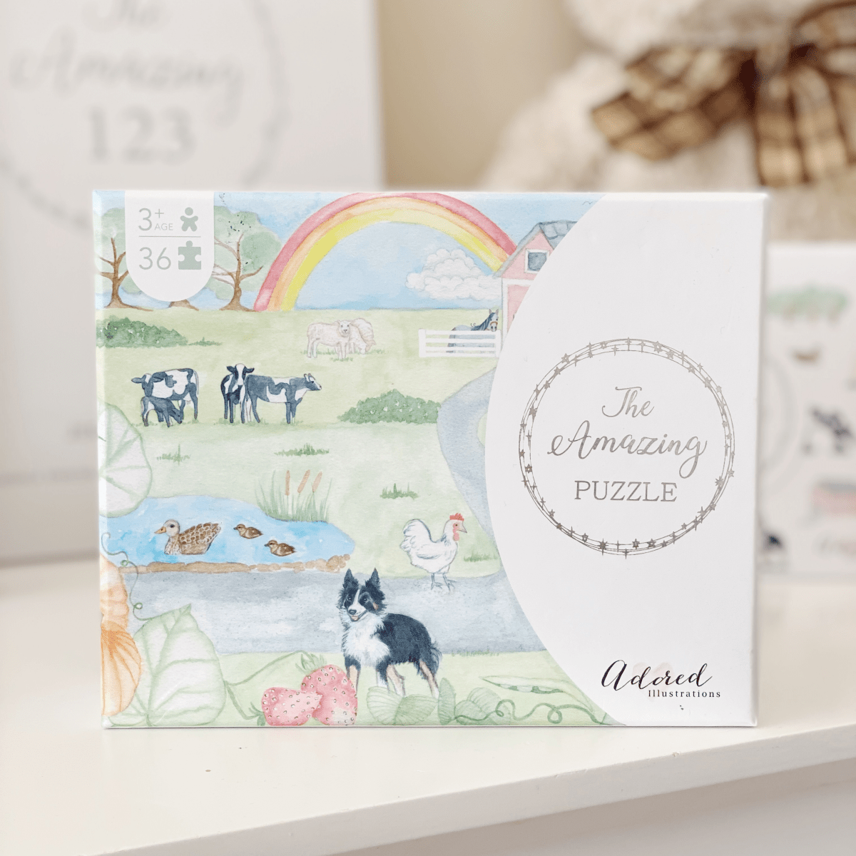 The Amazing Puzzle - Adored Illustrations Puzzle sold by Rosebud & Jo