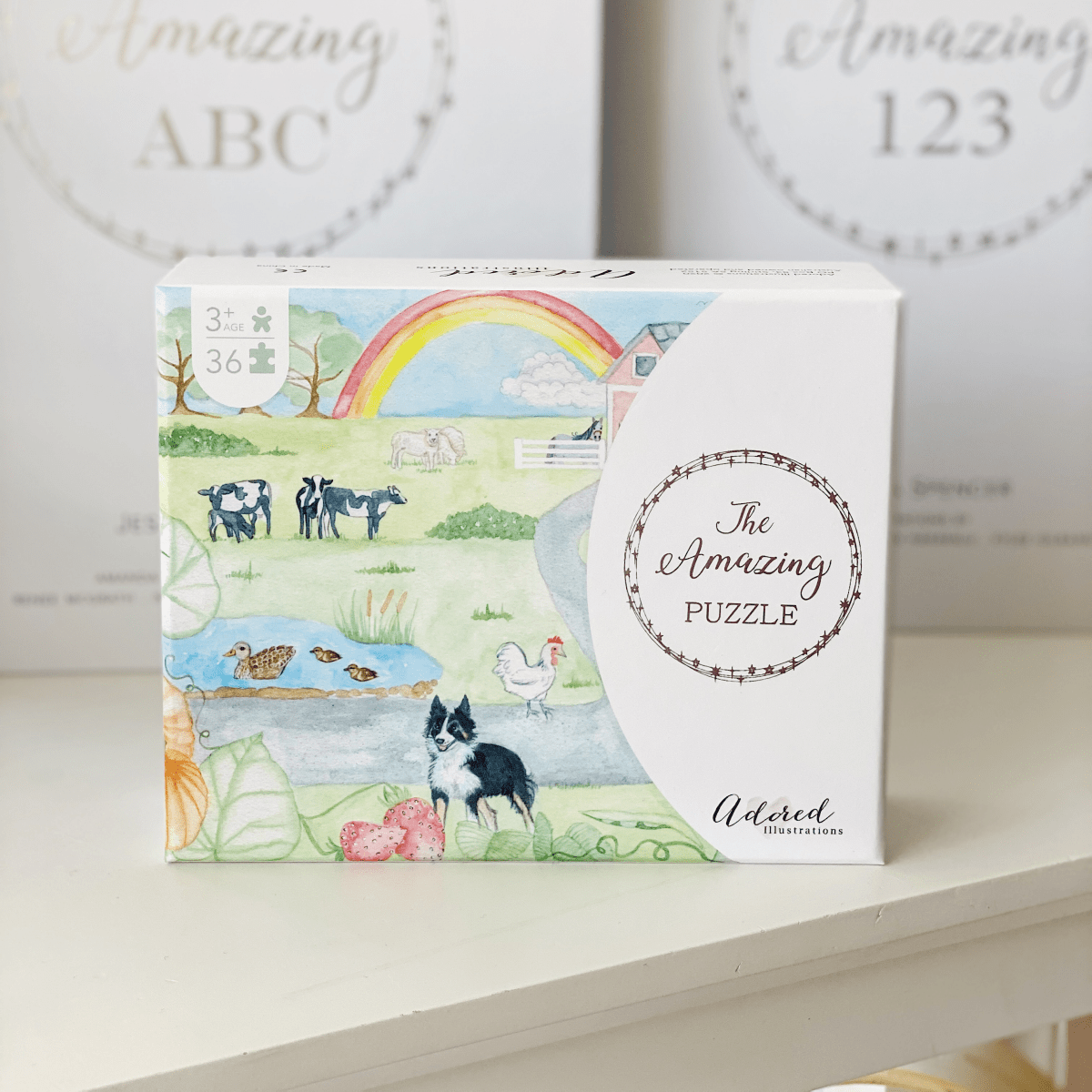 The Amazing Puzzle - Adored Illustrations Puzzle sold by Rosebud & Jo