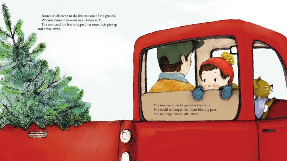 The Christmas Tree Who Loved Trains by Annie Silvestro - HarperCollins Book sold by Rosebud & Jo