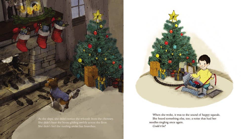 The Christmas Tree Who Loved Trains by Annie Silvestro - HarperCollins Book sold by Rosebud & Jo