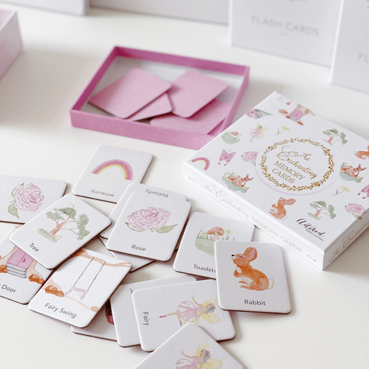 The Enchanting Memory Card Game - Adored Illustrations sold by Rosebud & Jo