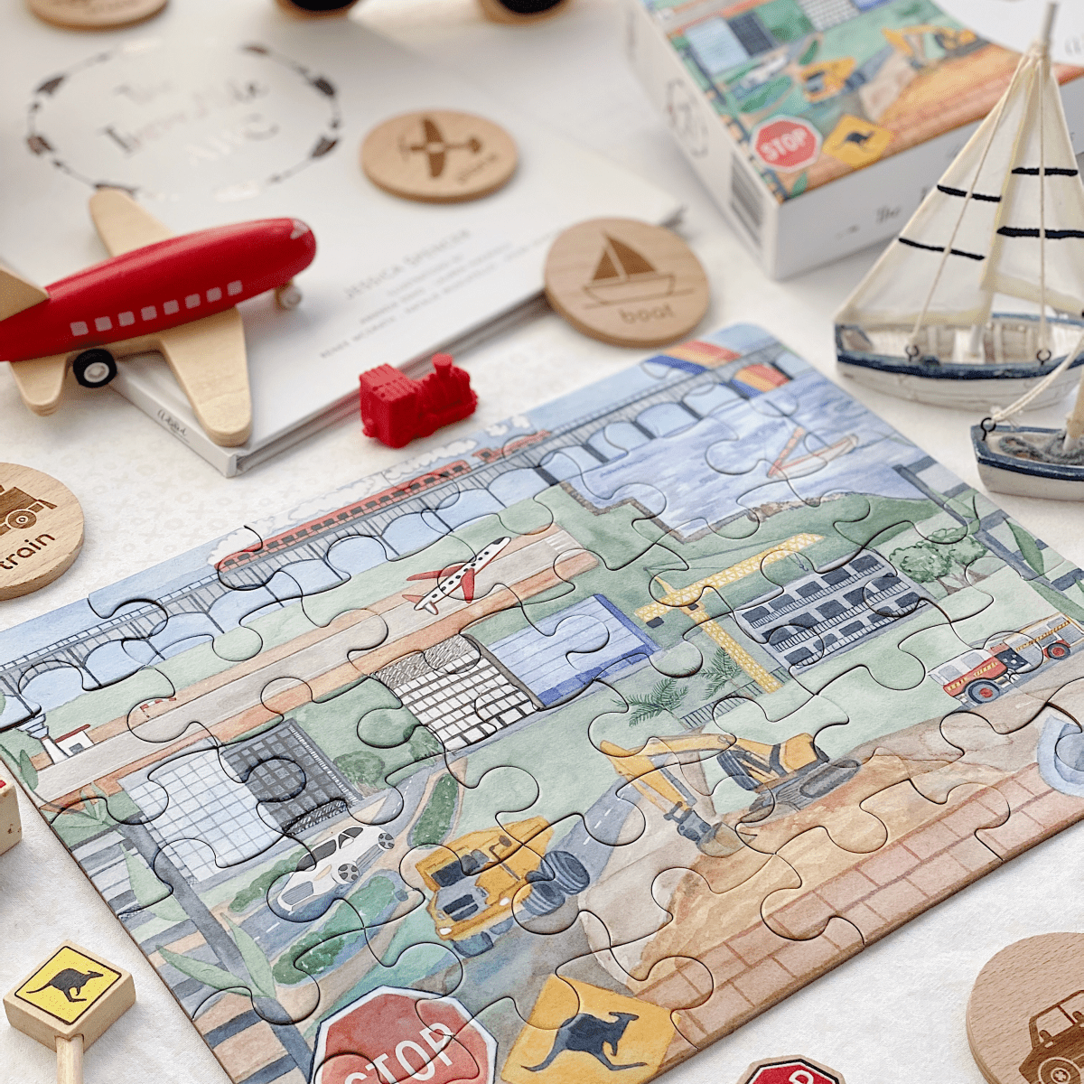 The Incredible Puzzle - Adored Illustrations Puzzle sold by Rosebud & Jo
