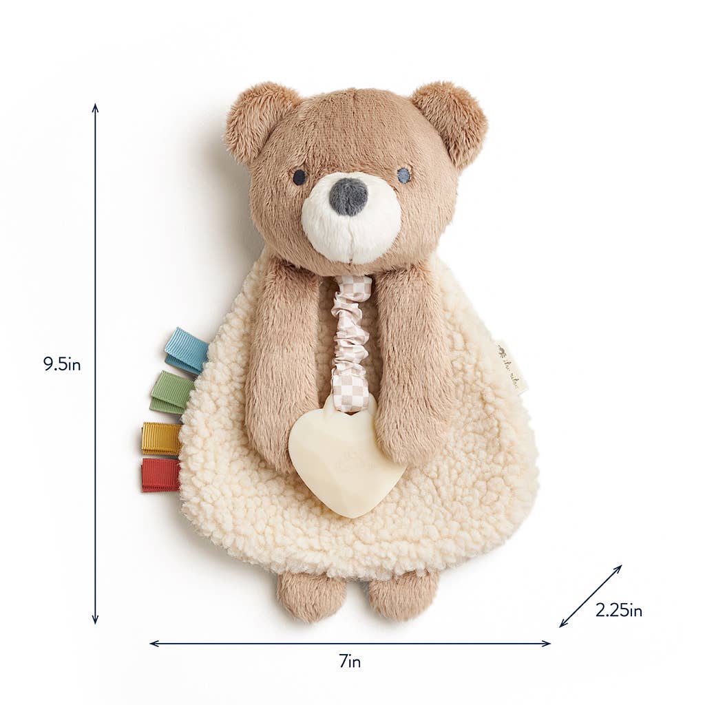 Theo the Bear Itzy Lovey - Itzy Ritzy Toy sold by Rosebud & Jo