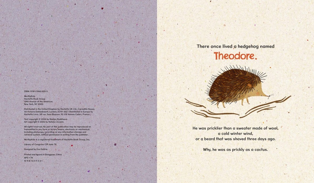 Theodore the Hedgehog Finds a Friend - Hachette Book Group Books sold by Rosebud & Jo
