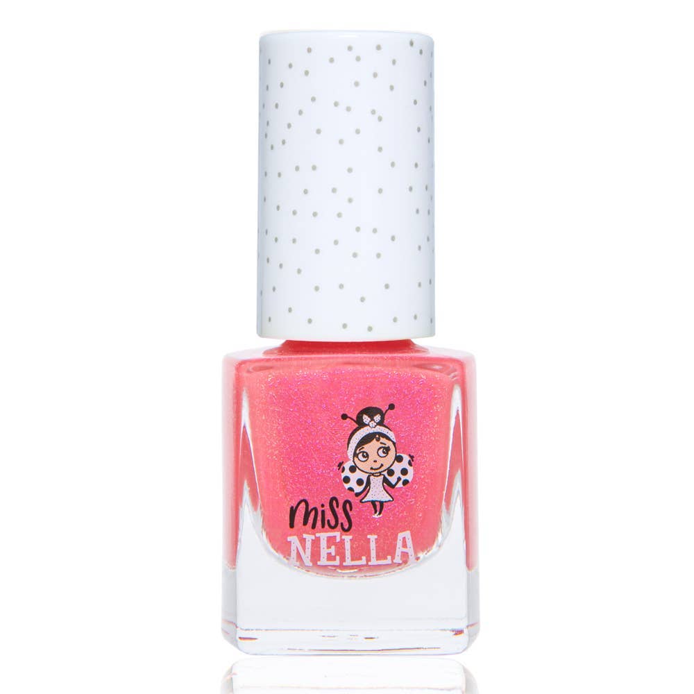 Tickle Me Pink Kids Peel Off Odour Free Nail Polish - Miss Nella US Skincare sold by Rosebud & Jo