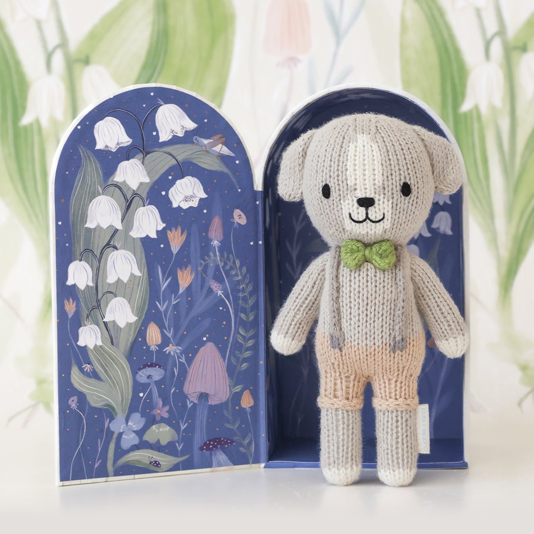 Tiny Noah the Dog - Cuddle + Kind sold by Rosebud & Jo