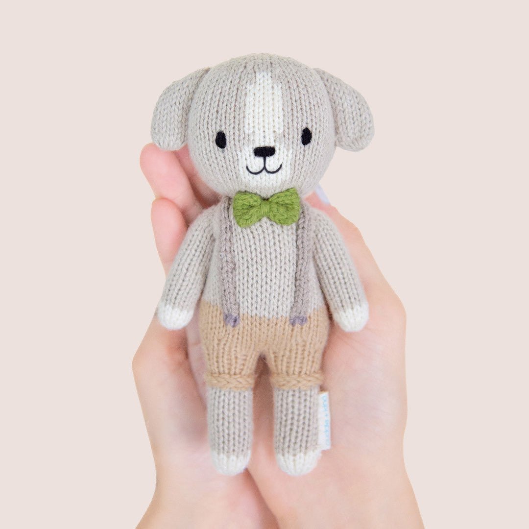 Tiny Noah the Dog - Cuddle + Kind sold by Rosebud & Jo