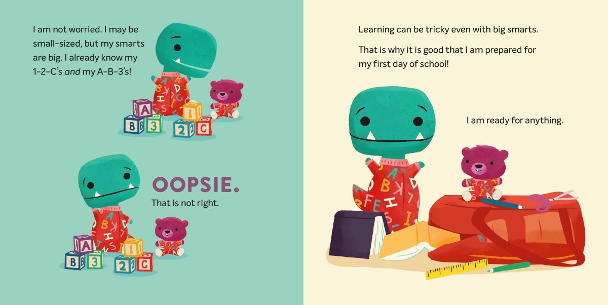 Tiny T. Rex and the First - Day Oopsies - Chronicle Books Book sold by Rosebud & Jo