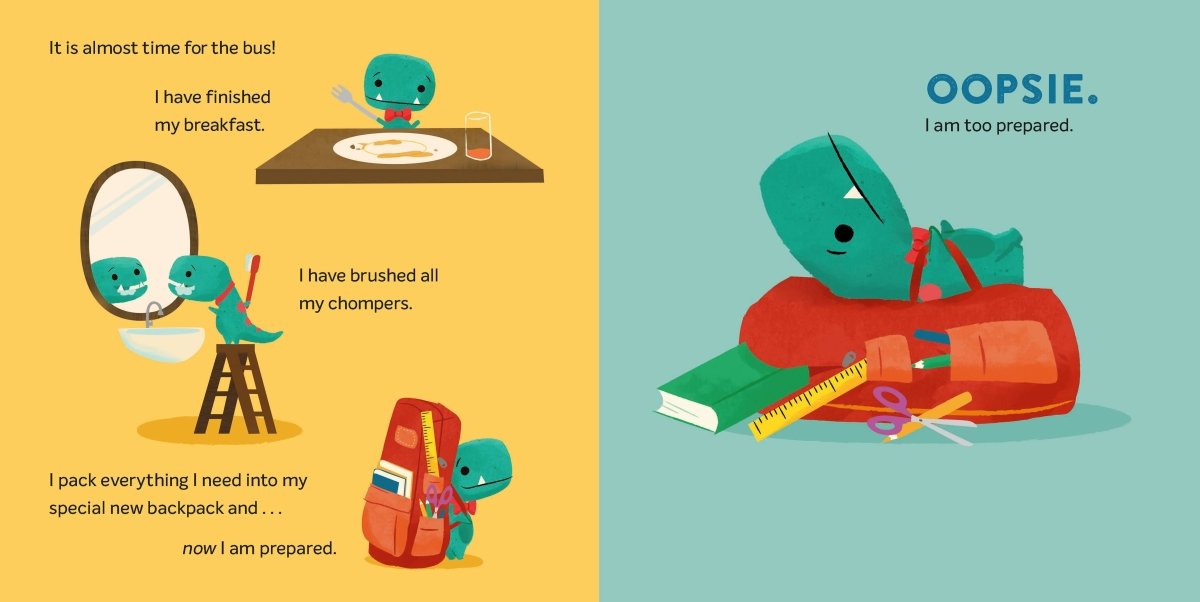 Tiny T. Rex and the First - Day Oopsies - Chronicle Books Book sold by Rosebud & Jo