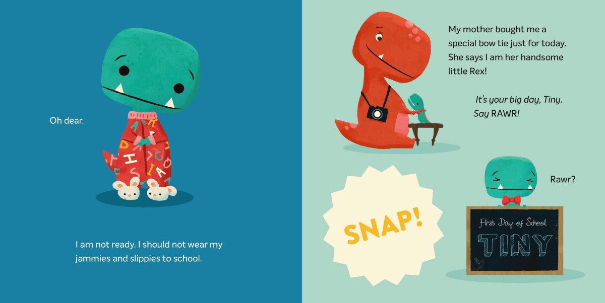 Tiny T. Rex and the First - Day Oopsies - Chronicle Books Book sold by Rosebud & Jo