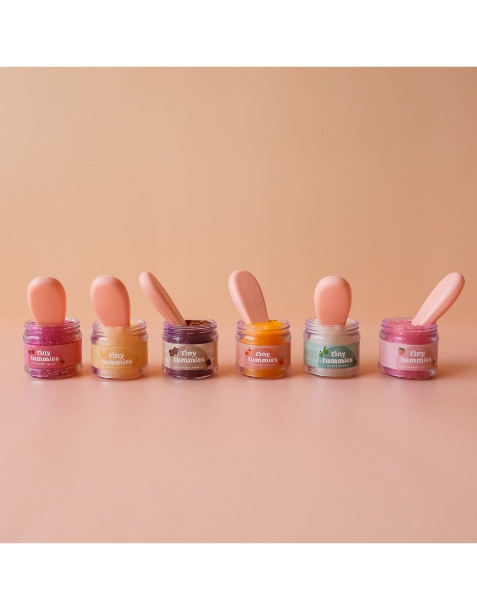 Tiny Tummies Apple Puree Doll Jar & Spoon Set - Tiny Harlow - North America Toys sold by Rosebud & Jo