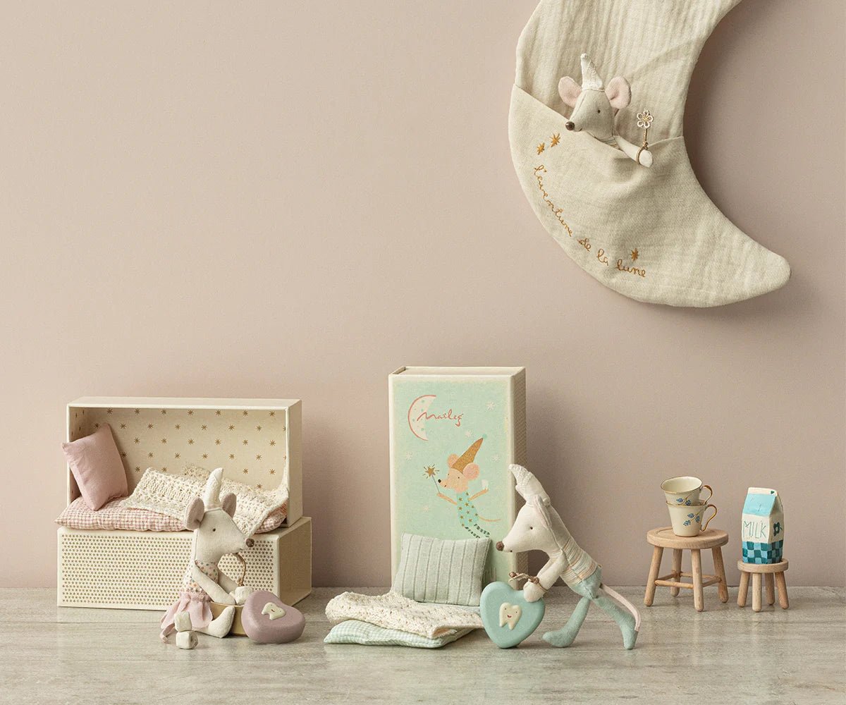 Tooth Fairy Mouse, Little Sister in Match Box - Maileg Toy sold by Rosebud & Jo