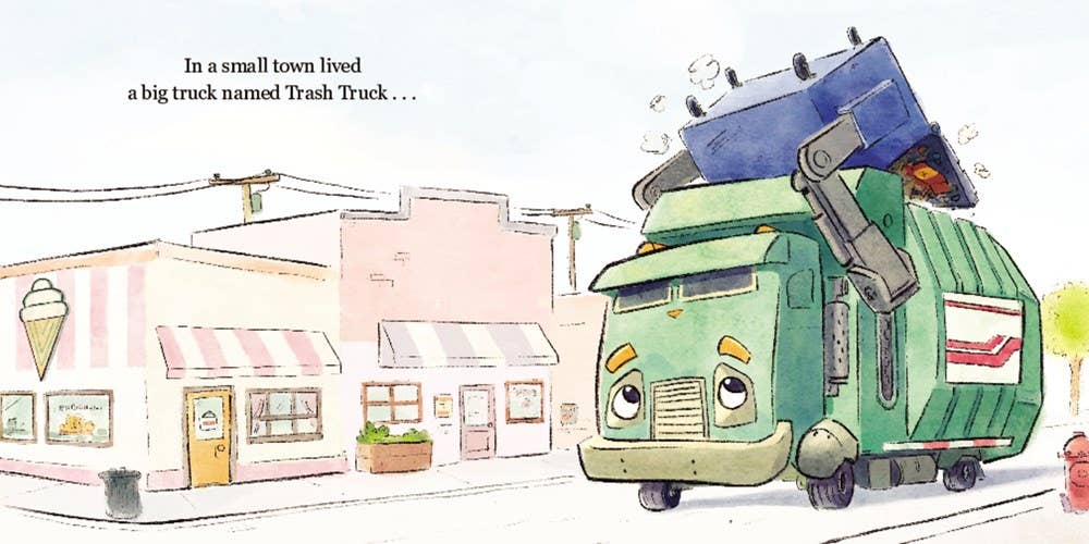 Trash Truck Board Book - HarperCollins Books sold by Rosebud & Jo