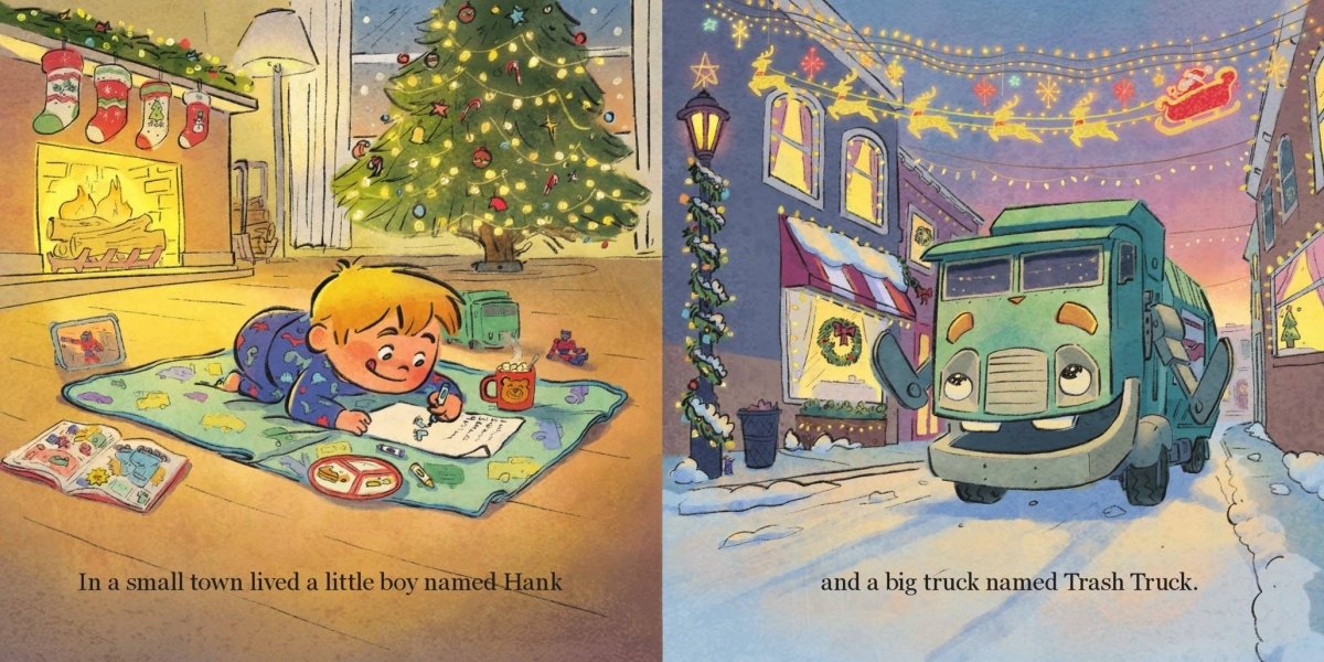 Trash Truck's Christmas Board Book by Max Keane - HarperCollins Books sold by Rosebud & Jo
