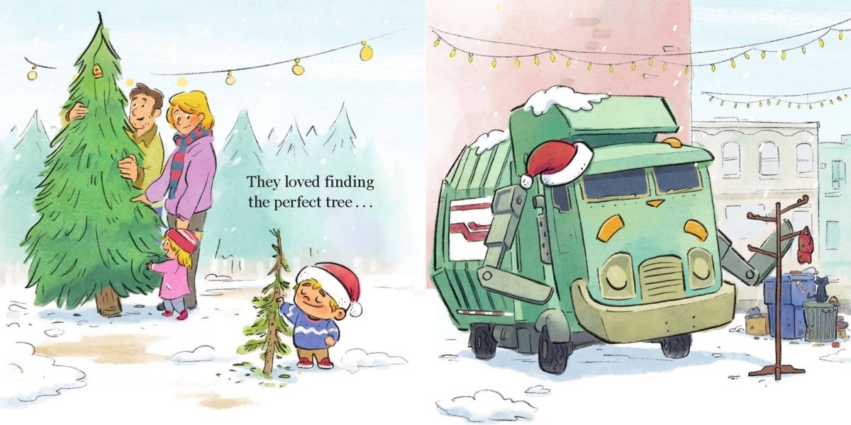 Trash Truck's Christmas Board Book by Max Keane - HarperCollins Books sold by Rosebud & Jo