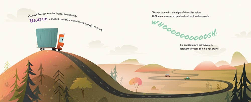 Trucker and Train – Board Book About Bullying, Kindness & Teamwork by Hannah Stark - HarperCollins Book sold by Rosebud & Jo