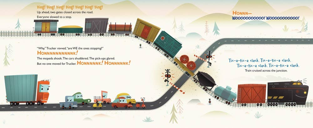 Trucker and Train – Board Book About Bullying, Kindness & Teamwork by Hannah Stark - HarperCollins Book sold by Rosebud & Jo