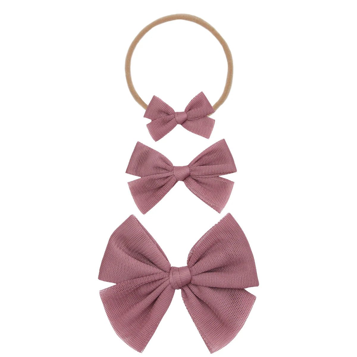 Tulle Bow Headband - Lou Lou & Company Hair Accessory sold by Rosebud & Jo