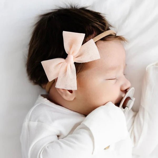 Tulle Bow Headband - Lou Lou & Company Hair Accessory sold by Rosebud & Jo