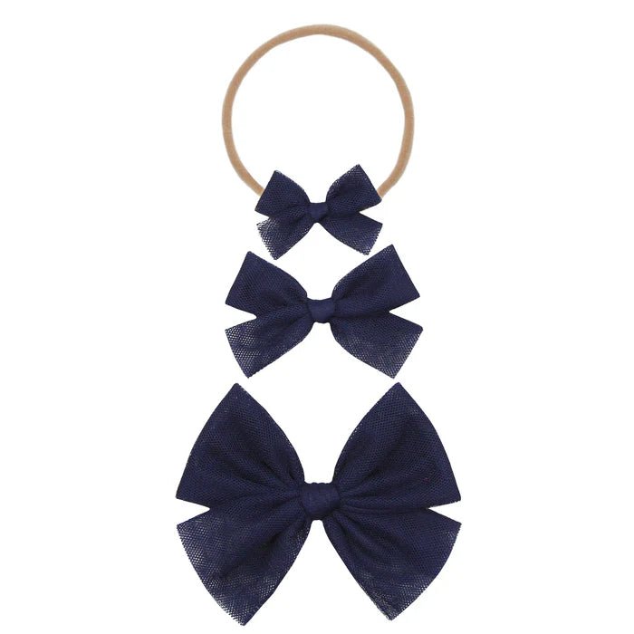 Tulle Bow Headband - Lou Lou & Company Hair Accessory sold by Rosebud & Jo