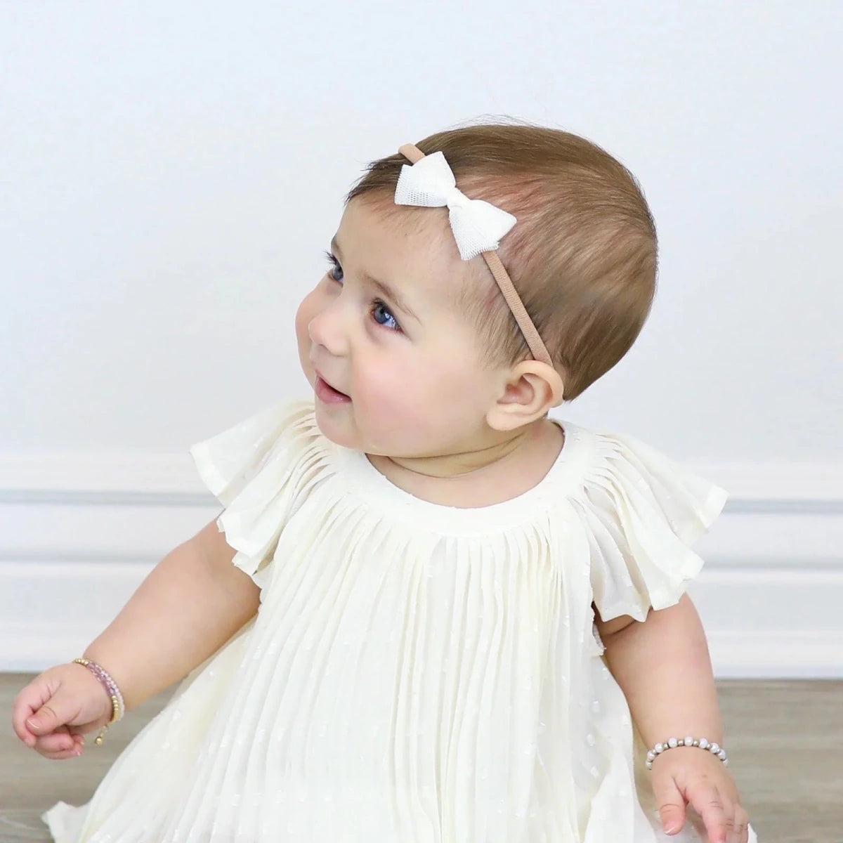 Tulle Bow Headband - Ivory - Lou Lou & Company Hair Accessories sold by Rosebud & Jo