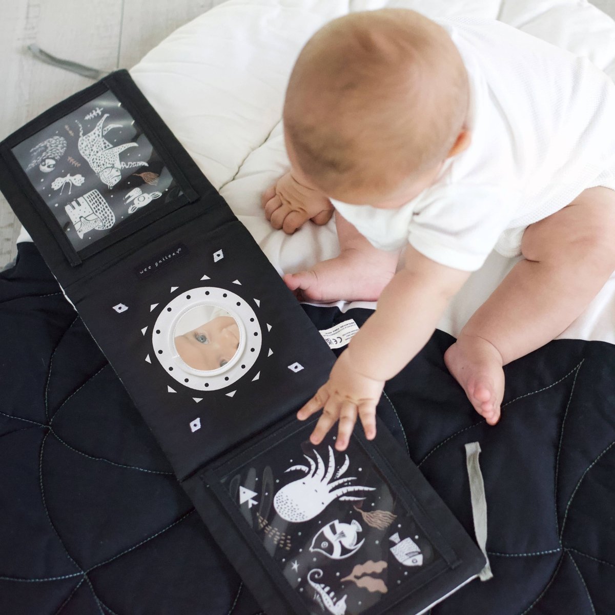 Tummy Time Gallery with Mirror - Wee Gallery Toys sold by Rosebud & Jo