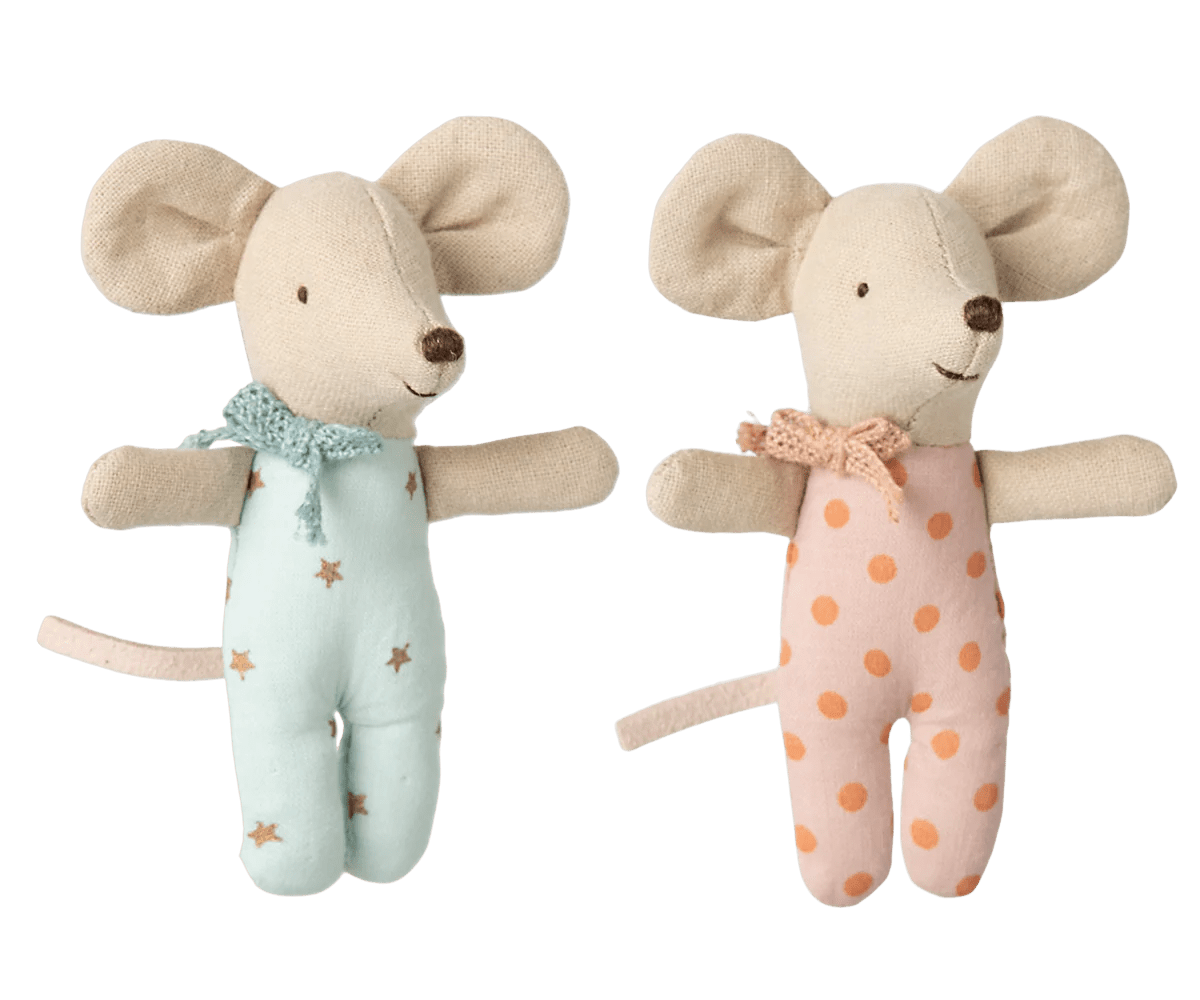 Twins, Baby Mice in Matchbox - Maileg Toy sold by Rosebud & Jo
