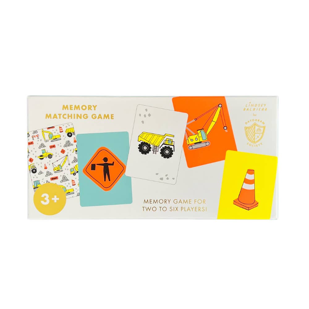 Under Construction Memory Match Game - Jollity & Co. + Daydream Society Toys sold by Rosebud & Jo