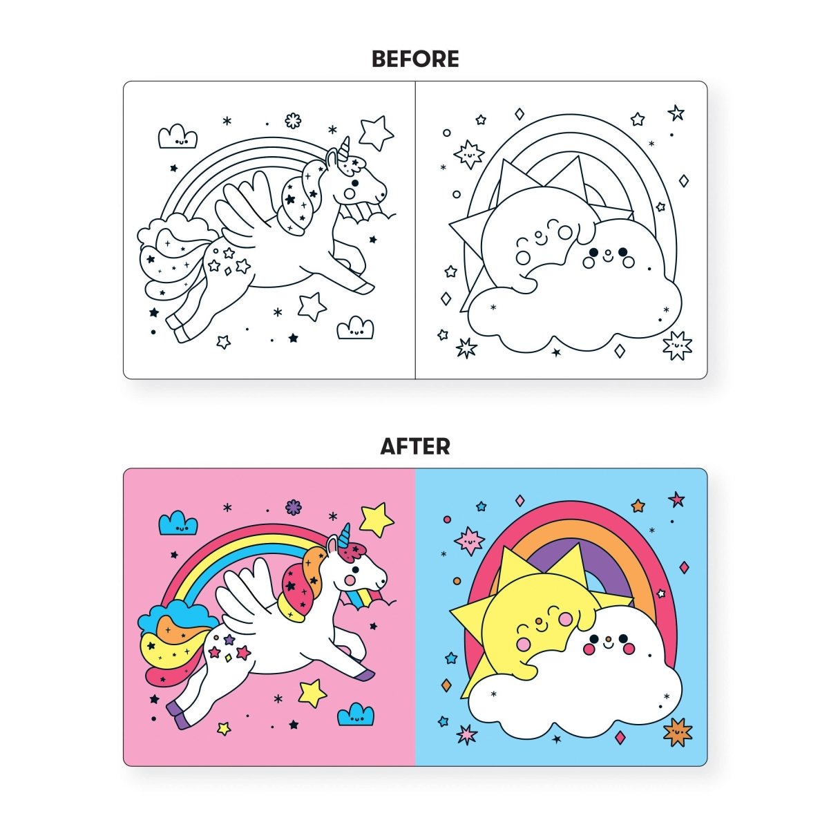 Unicorn Dreams Color Magic Bath Book - Chronicle Books Bath Toy sold by Rosebud & Jo