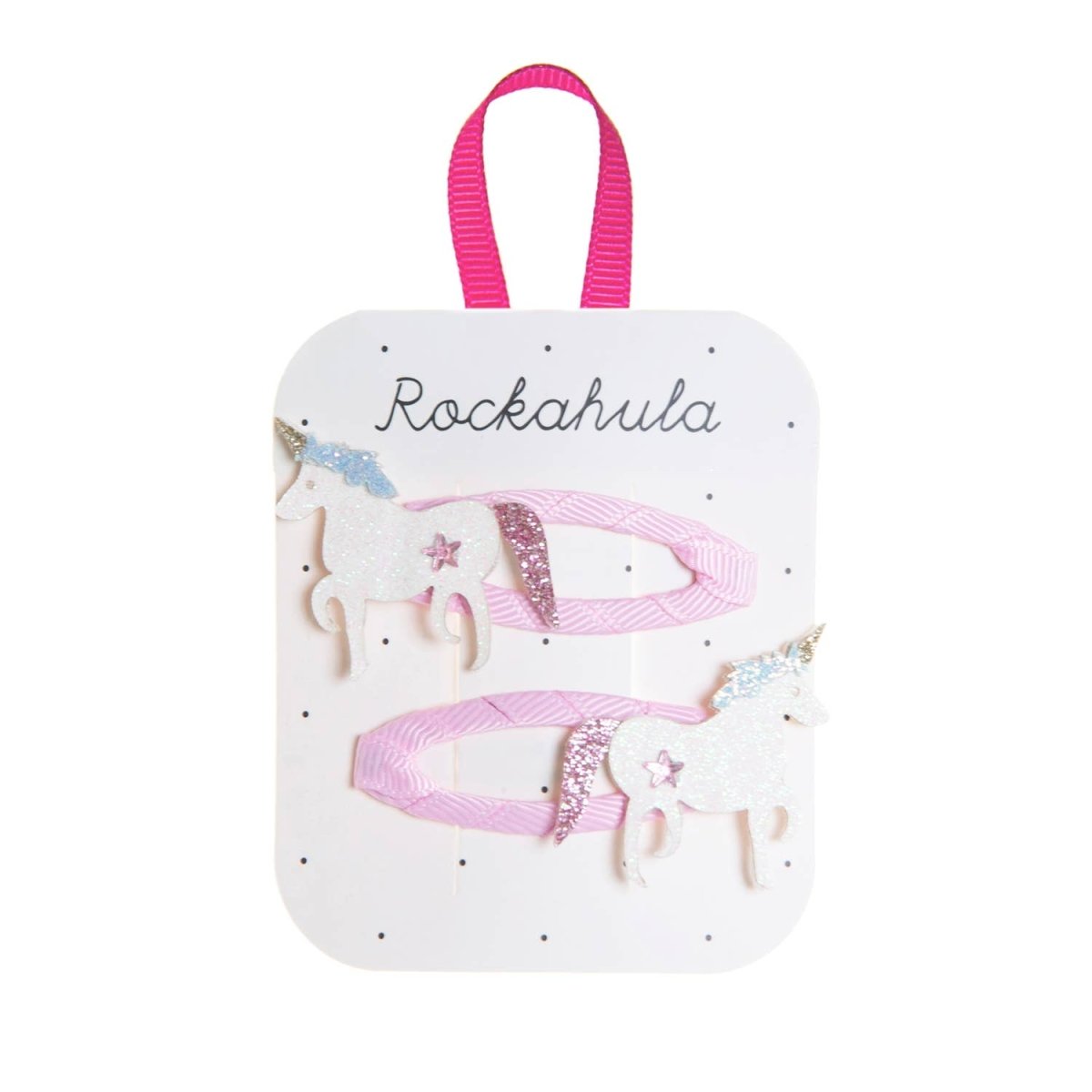 Unicorn Hair Clips - Rockahula Kids US Hair Accessory sold by Rosebud & Jo