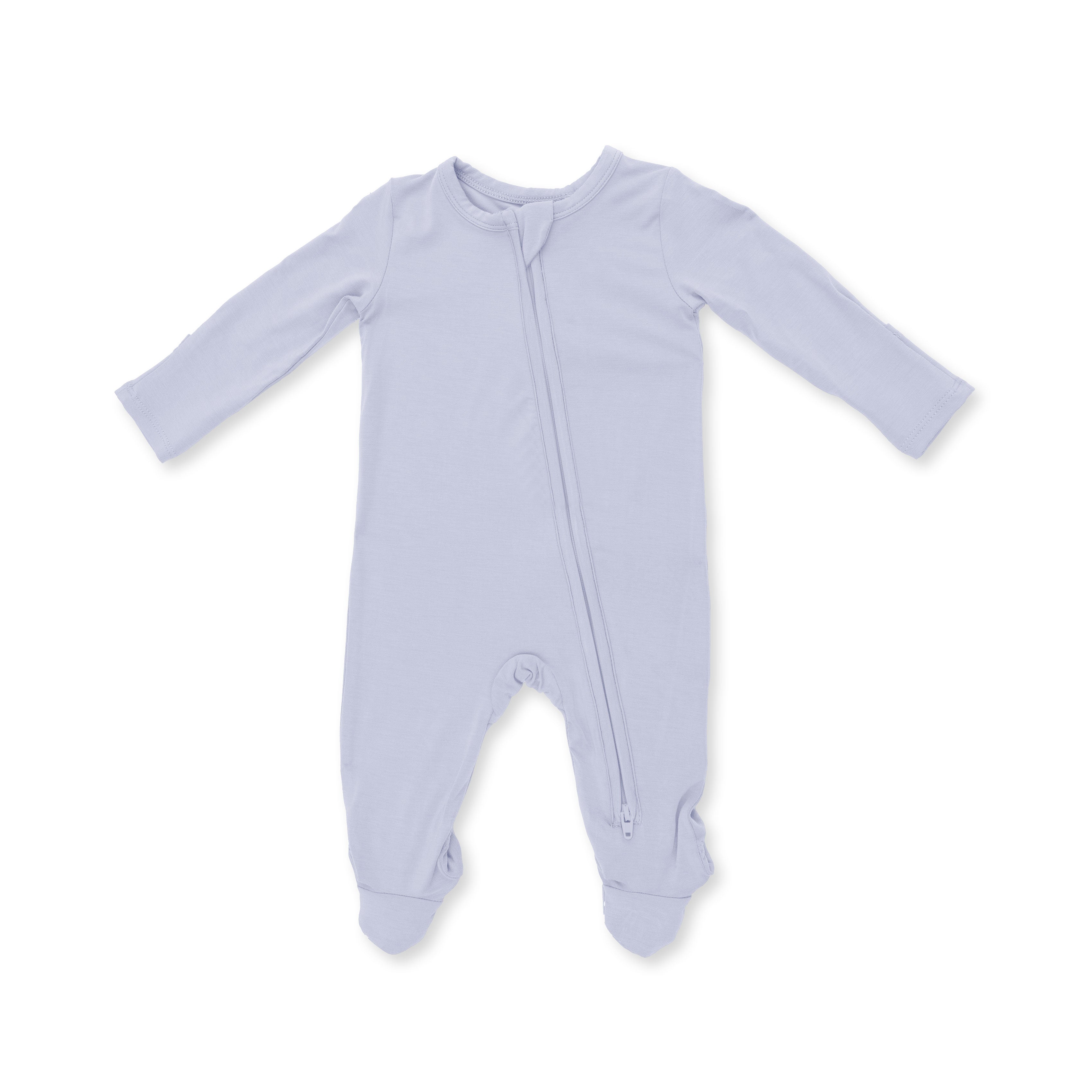 Solid Secret Spaces - 2 Way Zipper Footie