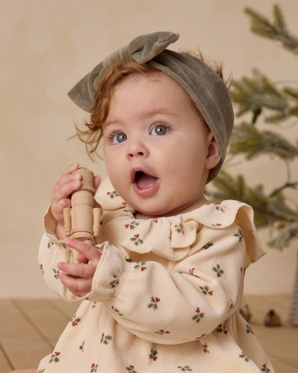 Velour Bow Headband - Quincy Mae Hair Accessory sold by Rosebud & Jo