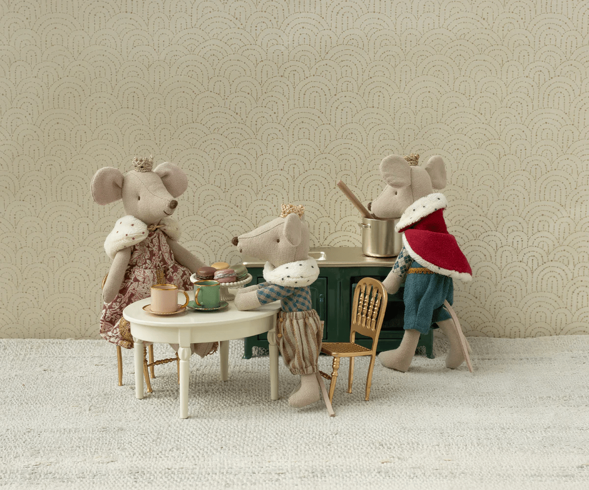 Vintage Dining Table, Mouse, Off - white - Maileg Toy sold by Rosebud & Jo
